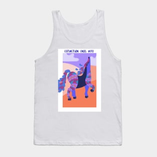 extinctions ends here, save the animals Tank Top